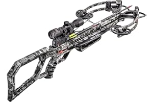 Wicked Ridge M-370 Crossbow, Peak Camo - 370 FPS - Equipped with 3X Multi-Line Scope