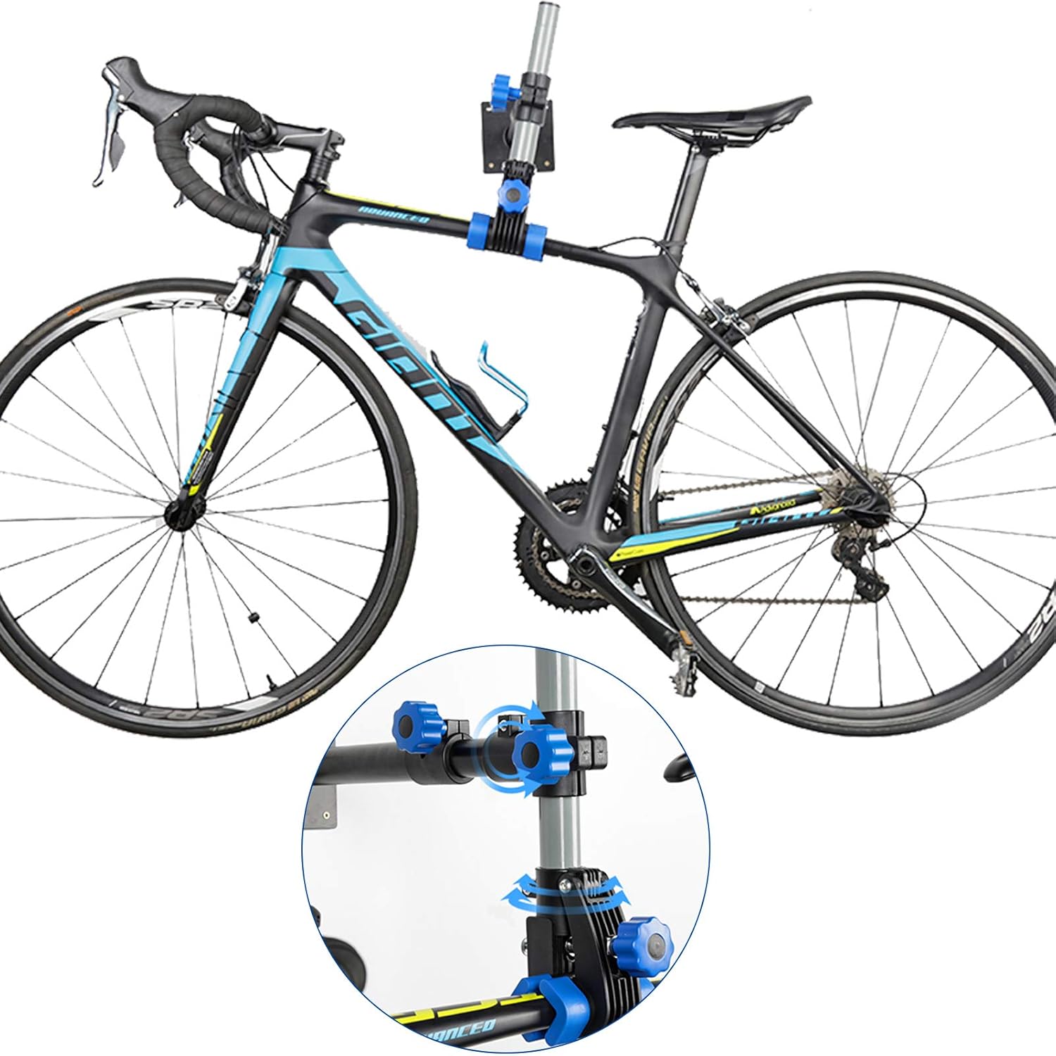 Clothink Bike Repair Stand Wall Mount Height Adjustable, Bicycle Maintenance Workstand Repair Rack for Mountain Road Bikes : Sports & Outdoors