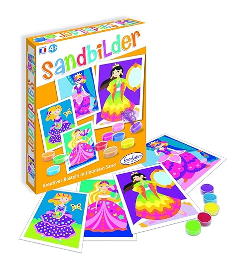 Sentosphere 08980 Sandbilder Prinzessinnen Bastelset