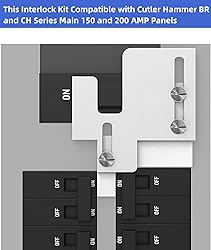 2 Set Generator Interlock Kit Compatible with Eaton
