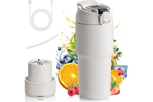 Kawu 27oz Portable Blender, On The Go Blender with 304 Stainless Steel Inner, USB-C Smoothie Blender, Leakproof Electric Pers