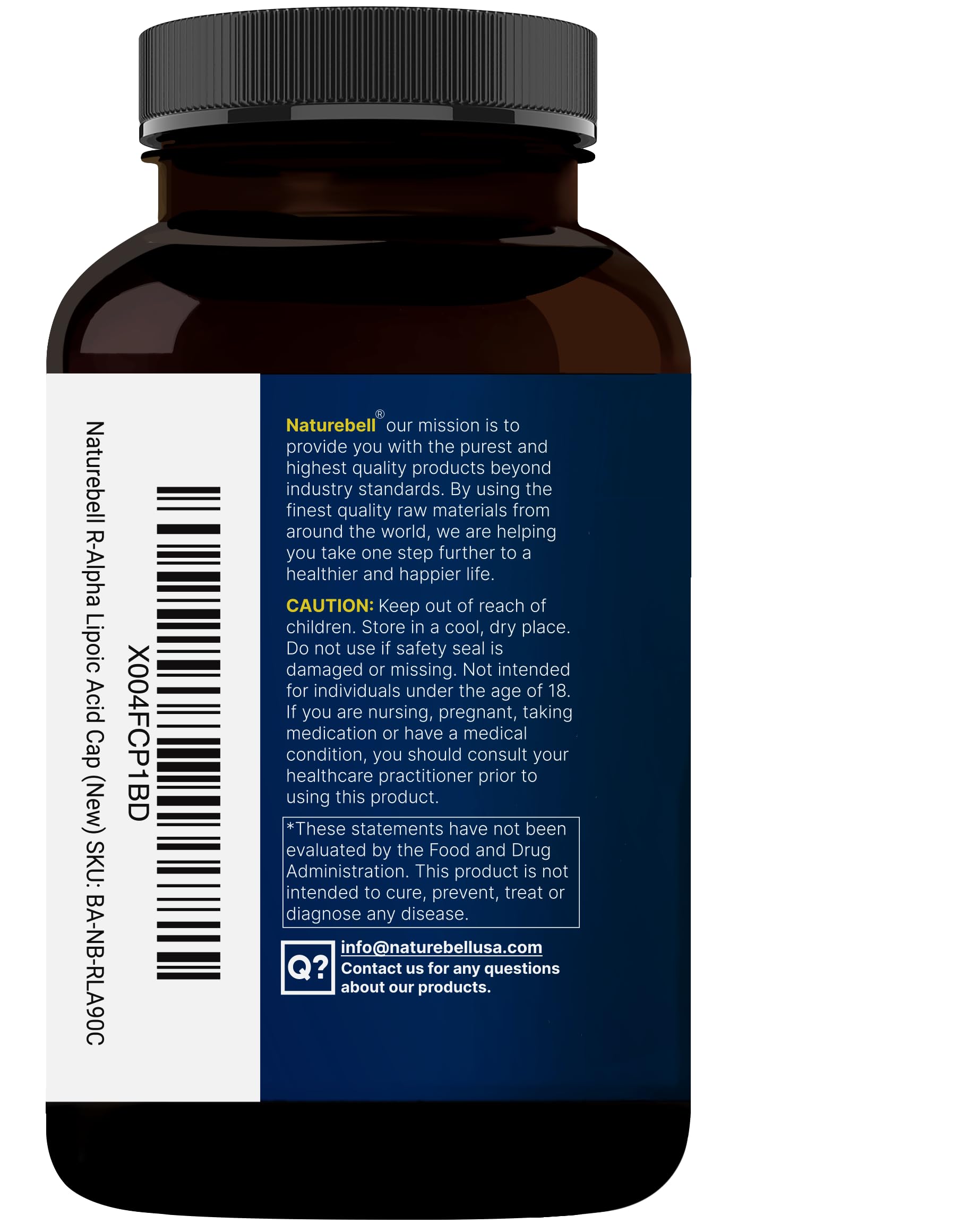 NatureBell Magnesium Citrate 500mg, 240 Capsules | High-Purity Elemental Form | Heart, Muscle & Digestion Support | Non-GMO, Gluten-Free