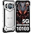 DOOGEE S200 Rugged Smartphone 5G, 10100mAh 33W, 32GB+256GB Android 14 Rugged Unlocked Cell Phone with 1.32" Rear Screen, 100MP+20MP Night Vision, 6.72" FHD+ 120Hz, 4K, NFC, 5G Dual SIM, ATT, Verizon