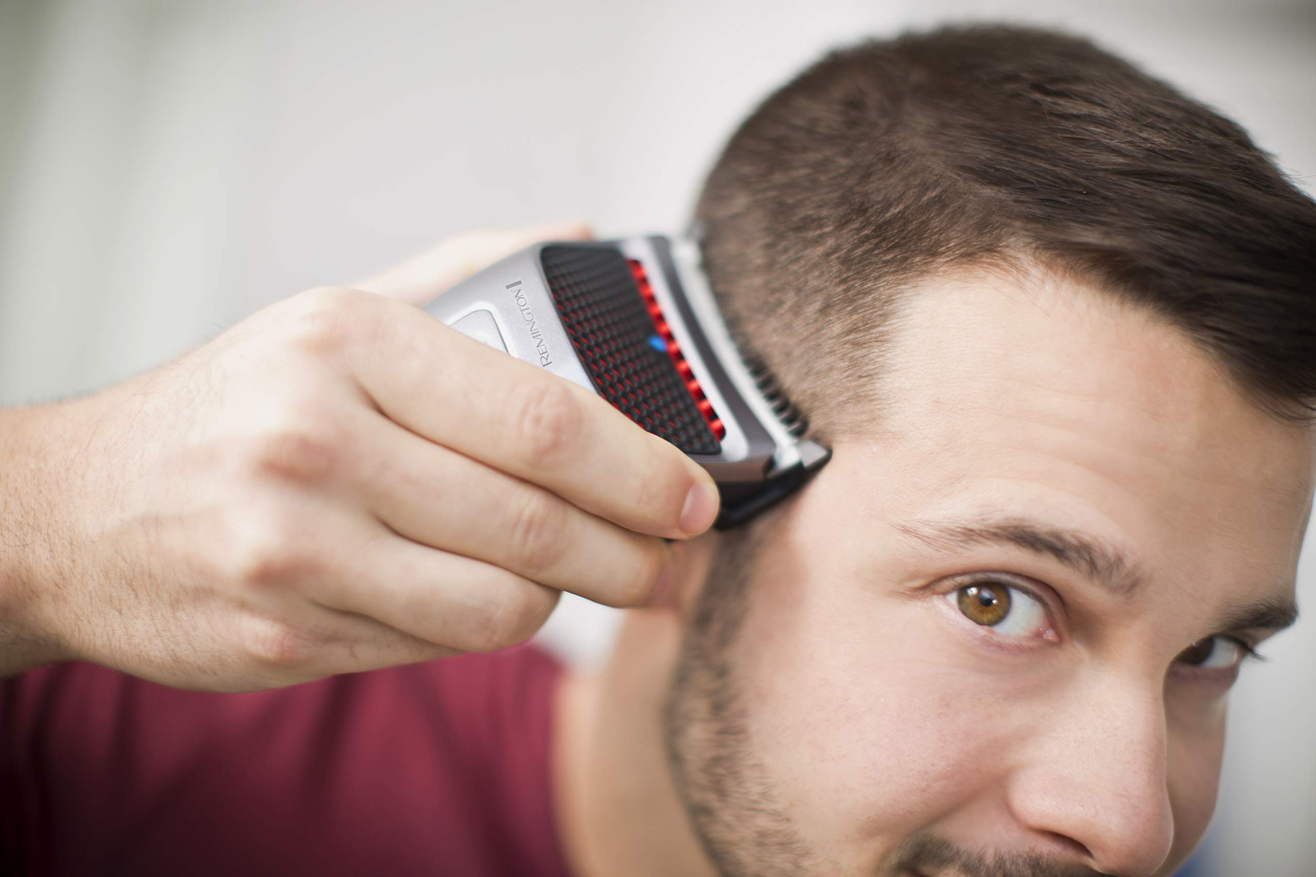 Remington Quick Cut Hair Clippers With 9 Comb Lengths Curved Blade