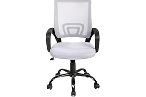 BestOffice Office Chair Ergonomic Desk Chair Mesh Computer Chair Lumbar Support Modern Executive Adjustable Stool Rolling Swi