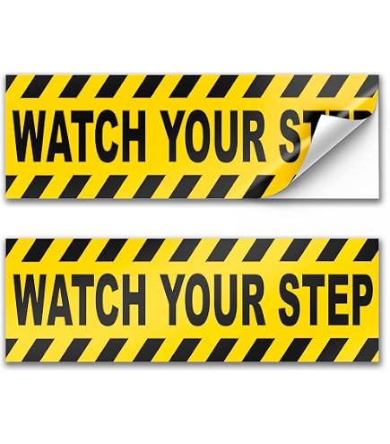 thumbnail image 2 of 2-Pack "NO STEP" Safety Warning Decals – 5.5" X 2.5" Adhesive Stickers 2 of 6