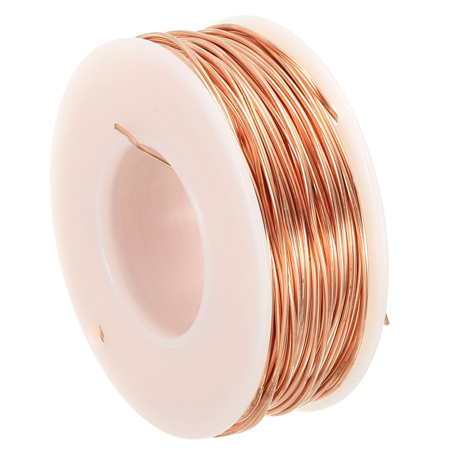 PATIKIL 98.42 Feet Solid Bare Copper Wire,20 Gauge 99.9% Pure Copper Wire 0.8mm Soft Beading Wire Metal Plant Stem Ties for Jewelry Craft (30m)