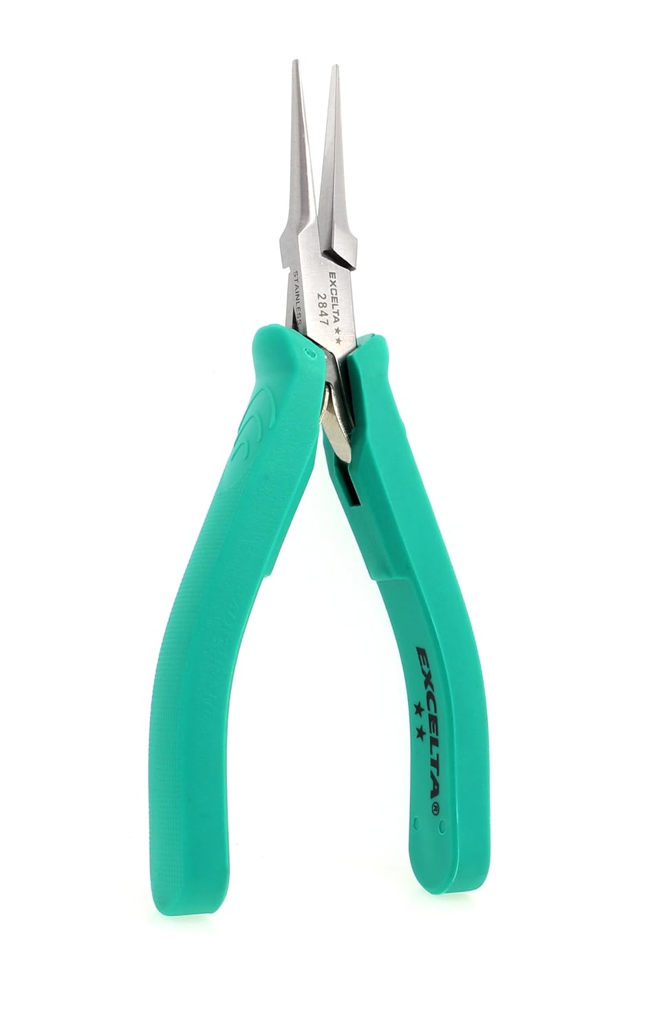 Needle Nose Plier 5.5 inches EXCELTA 2847 Smooth Stainless Steel