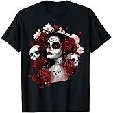 Dia De Los Muertos Mexican Day of the Dead Sugar Skull T-Shirt