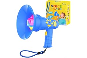 MEGUO Voice Changer for Kids,Birthday Gift for Boys Girls Ages 3,4,5,6,7,8 - Boy Toys for 3-8+ Year Old - Noise Maker Prank Gift for Christmas,Easter,Halloween,Cool Gadgets for Boys Toddler (Blue)