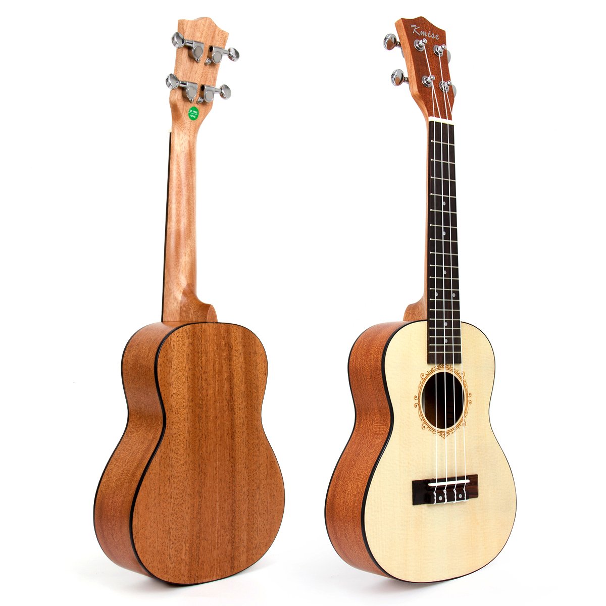Concert Ukulele,Solid SpruceTop 24" Ukelele for Professional Beginner from Kmise Image