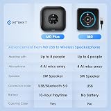 EMEET M0 Plus Conference Speakerphone 4 AI Mics 360° USB C Bluetooth view 8
