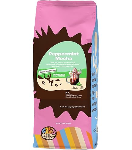 Amazon.com : Crazy Cups Flavored Ground Peppermint Coffee