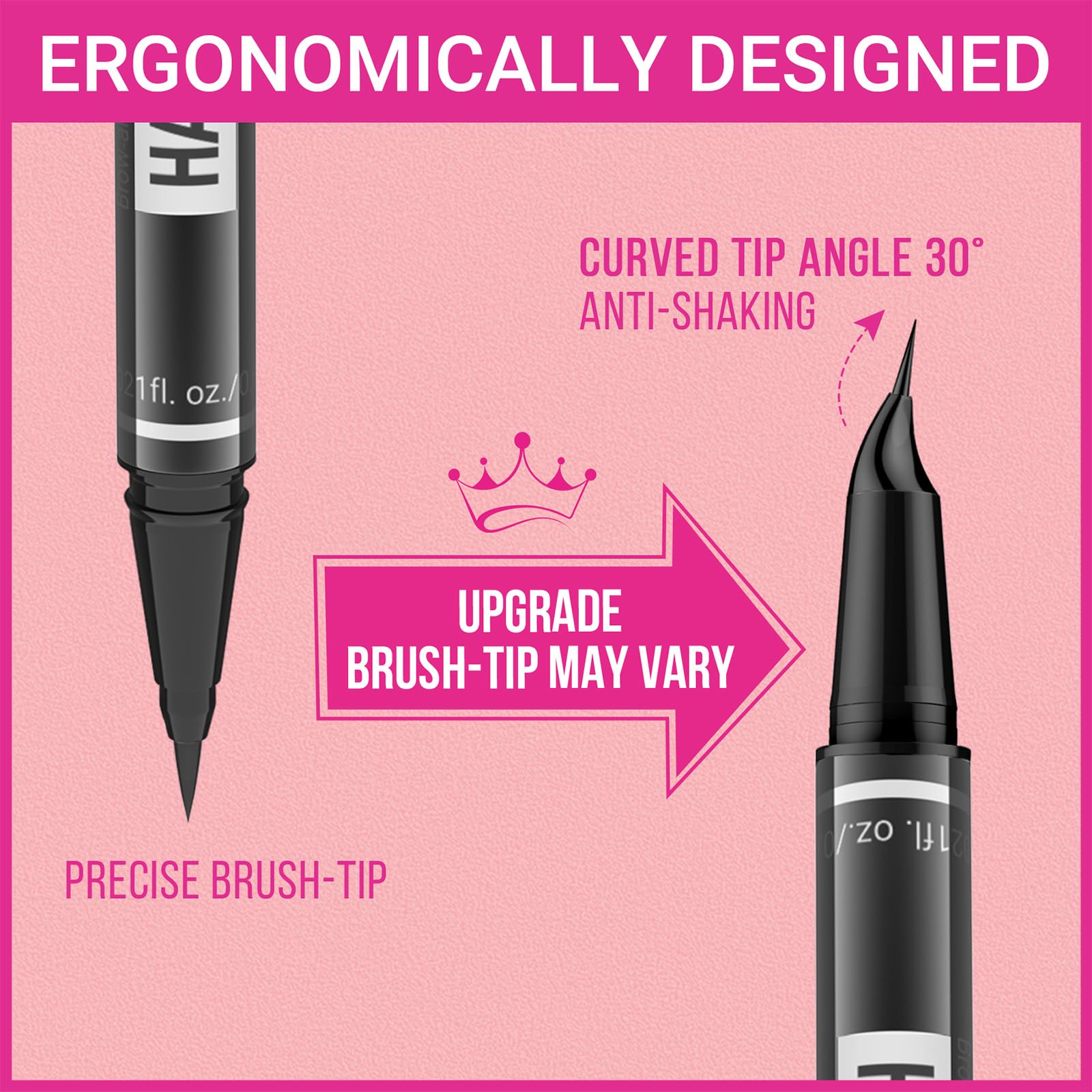 iMethod Microblading Eyebrow Pen - Eyebrow Pencil Magical 2-in-1 Dual-Ended Eye Brow Pencils for Women with 4-Fork-Tip & Precise Brush-Tip Create Natural Hair-Like Brows, Last All-Day, Dark Brown