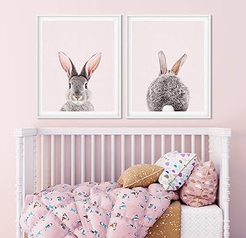 rabbit prints for nursery