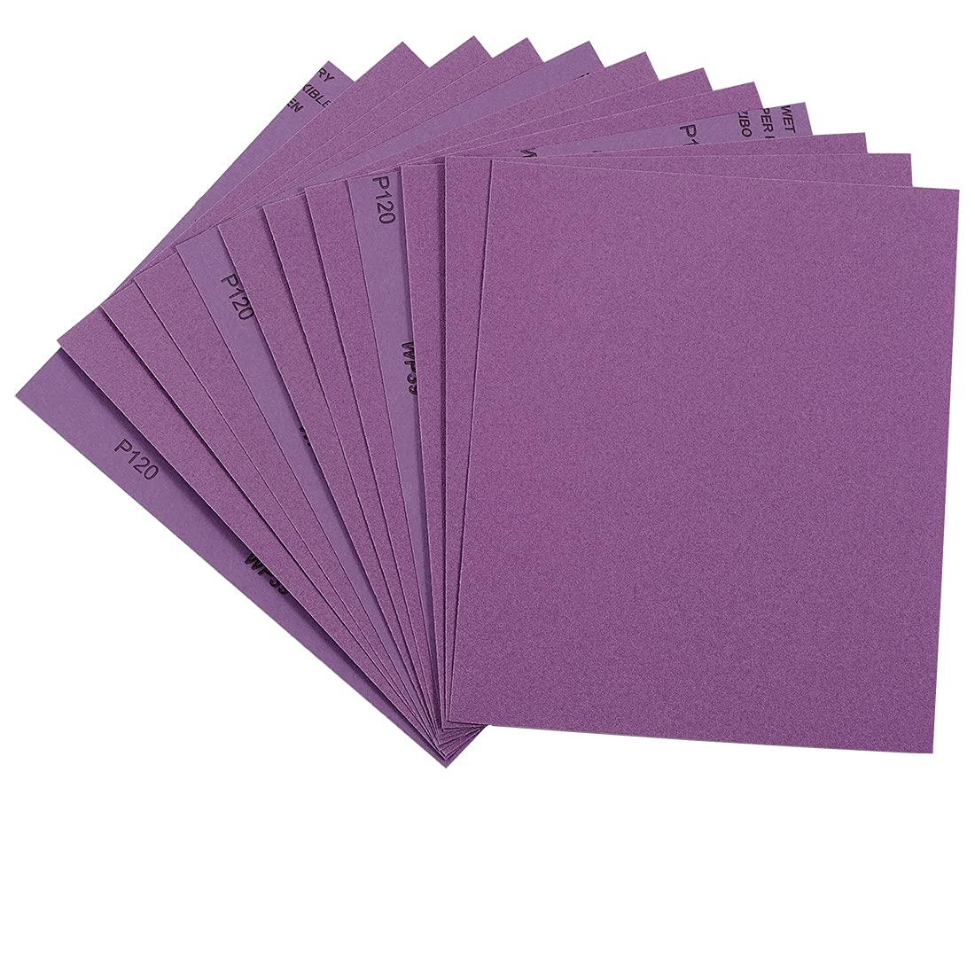 Sandpaper 120 Grit, Wet Dry Sanding Sheets 9 x 11