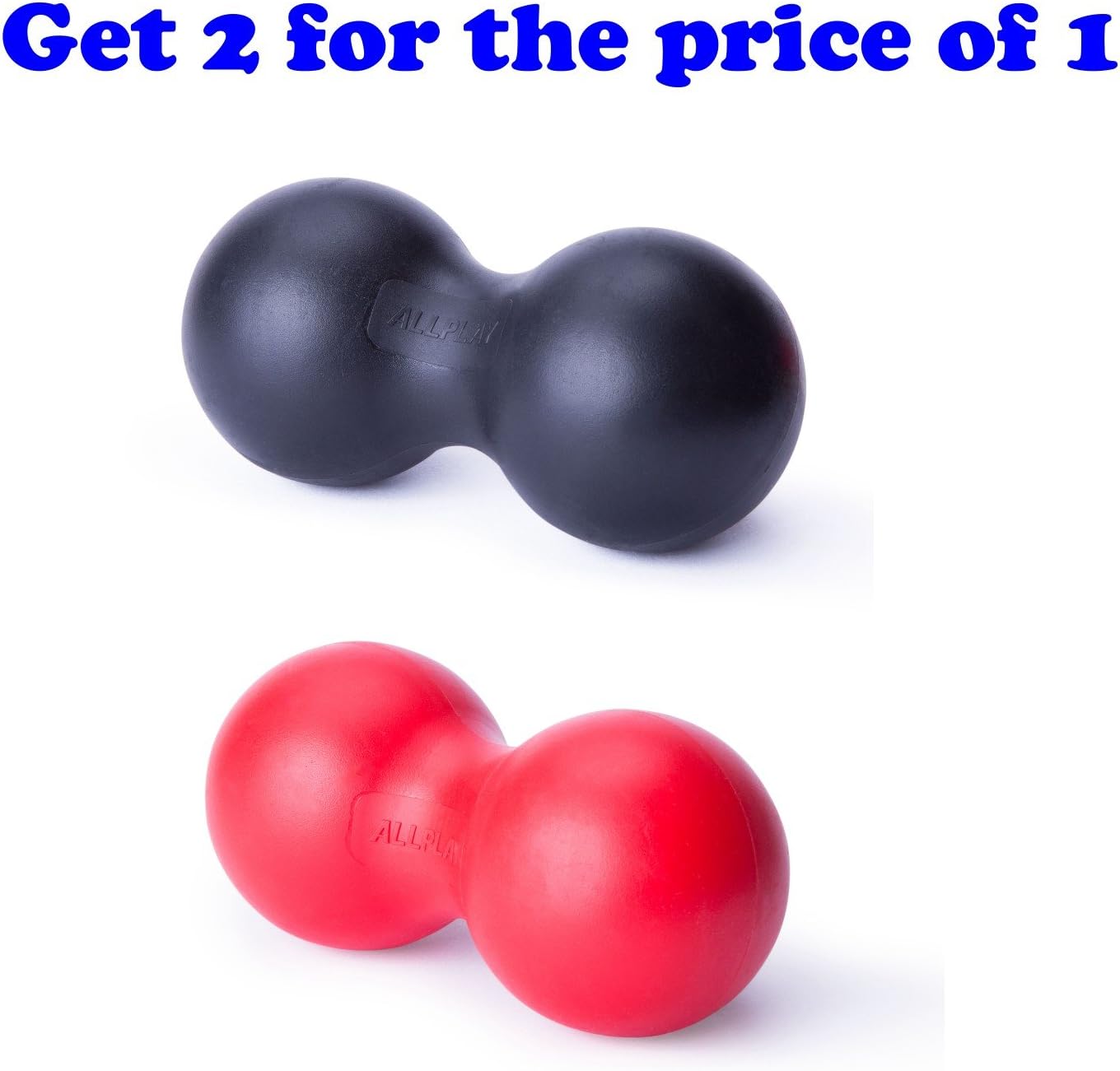 Double Lacrosse Ball, Peanut Shape Self Massage Roller for Myofascial Release Back Foot Neck Spine Shoulder Physical Trigger Point Therapy, Deep Tissue Massager Tool Pack of 2 (2): Health & Personal Care