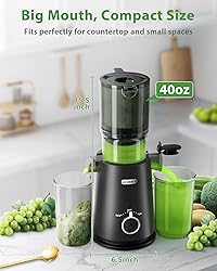 Juicer Machines, ECOSELF Large Feed Chute for