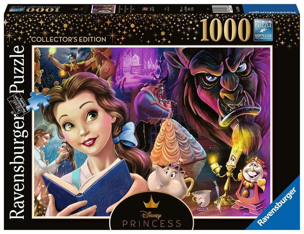 Ravensburger Disney Princess Heroines - No.2 Beauty & The Beast 1000 Piece Jigsaw Puzzle for Adults Kids Age 12 Years Up