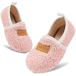 ANLUKE Kids Toddler Slippers Boys Girls Indoor