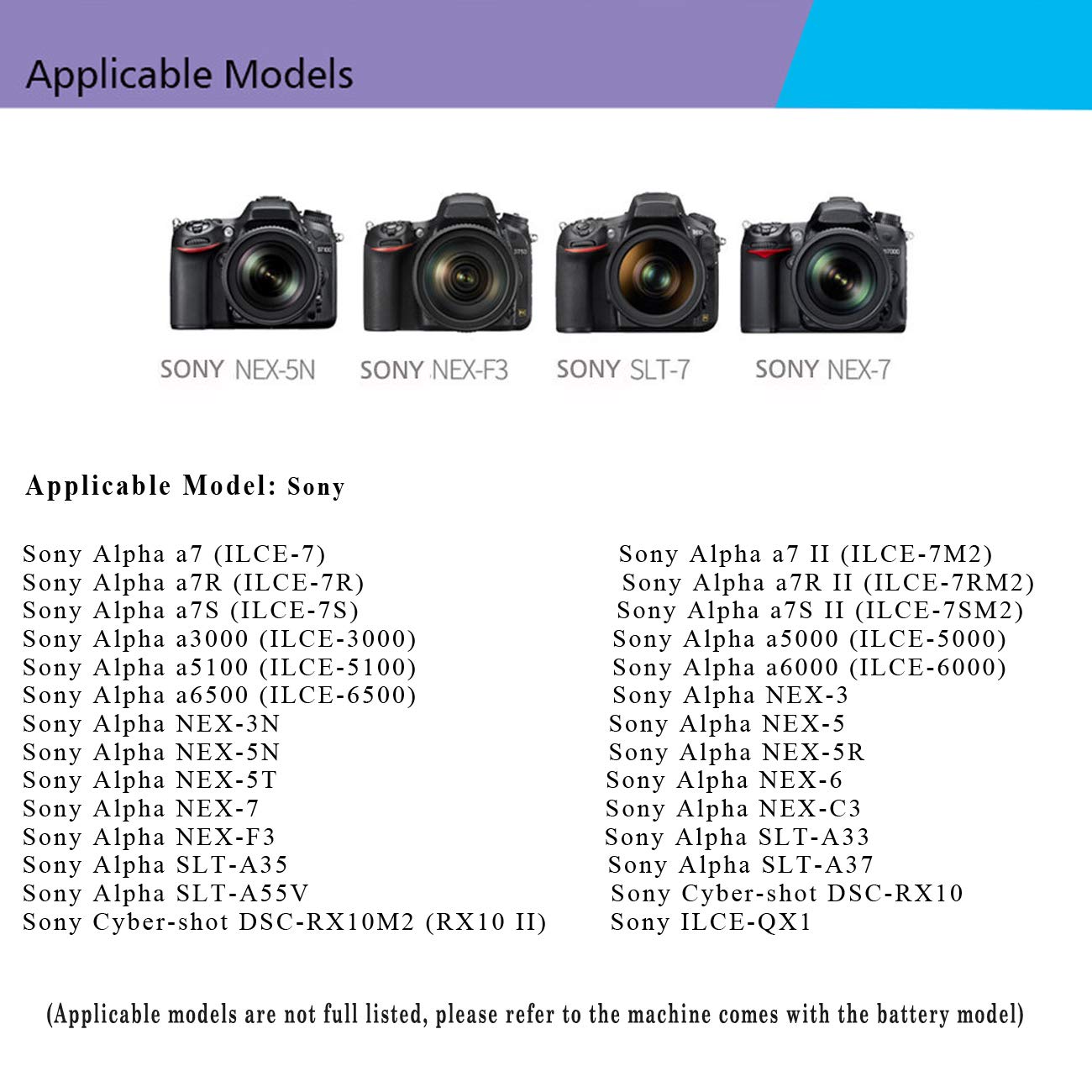 GDHOME - Cargador de batería para cámara Sony NP-FW50, Compatible ...