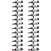 2 Pack 12 Bottle Wall Wine Rack for 24 Wine Bottles, DIY Detachable Wall Mount Wine Rack, Wine Storage Organizer Display Holder Used As One or Four, for Dining Room, Wine Cellar, wine lover gift