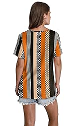 WEESO Womens Summer Tops Loose Fit Dressy V Neck