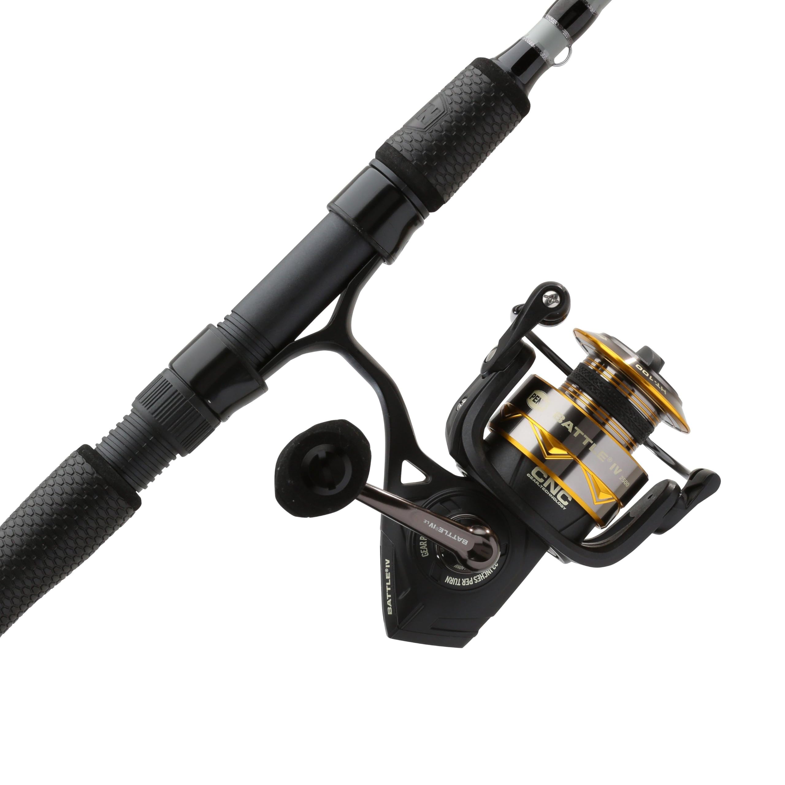 Photo 1 of ***JUST POLE*** Penn 7' Battle IV LE Spinning Reel and Fishing Rod Combo Kit, 2500 Reel, CNC Gear Technology, Full Metal Body and Sideplate, HT-100 Drag System