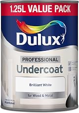 Dulux Professional Undercoat Paint Brilliant White 1.2 5 Litres view 2