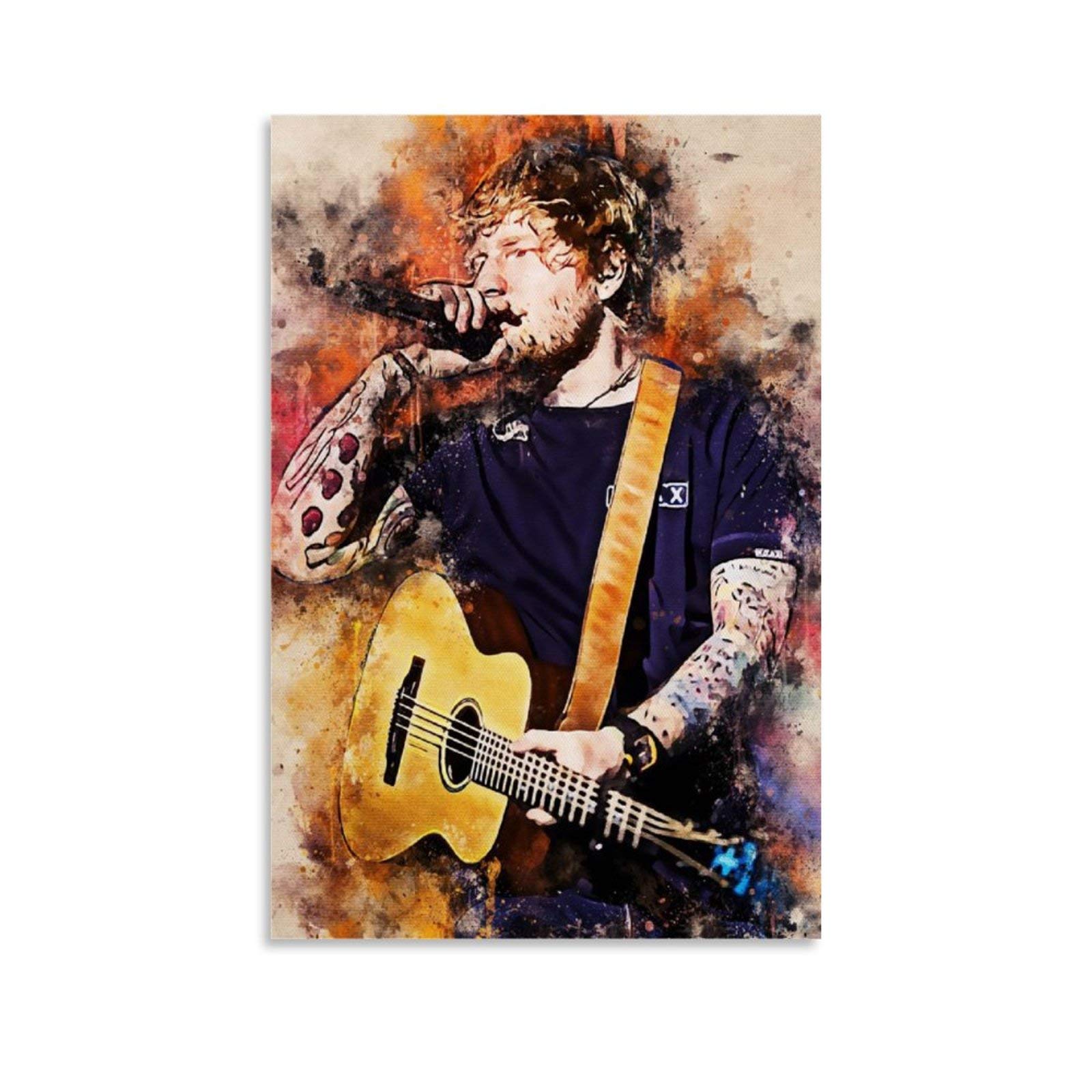 zhangyun Sheeran Ed Canvas Art Poster and Wall Art Picture Print Modern Family Bedroom Decor Posters