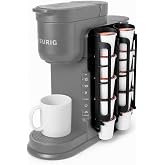 STORAGENIE Coffee Pod Holder for Keurig, Stores 10 Pods | Compatible with K-Cups, Vertical storage saves counter space, Ideal for small kitchens, RVs and dorms