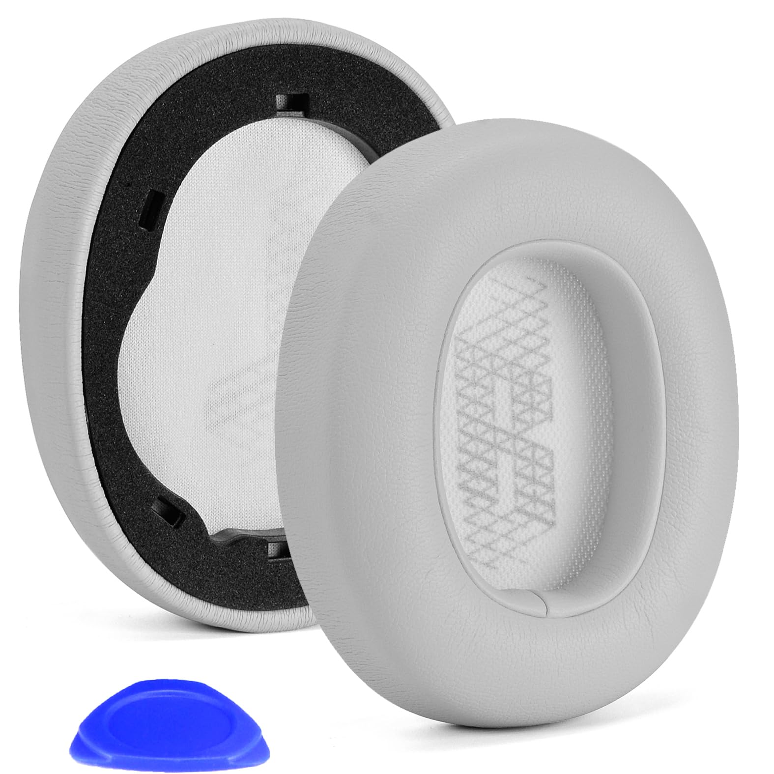 Live650 BTNC E65BTNC Ear Cushion Memory Foam Ear Pads Replacement Compatible with JBL E65 E65BTNC / Duet NC / LIVE650BTNC LIVE660 BTNC Headphones (Gray)