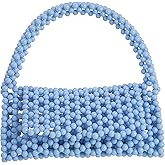 Abvokury YUSHINY Candy Color Acrylic Beaded Hollow Handbag Evening Clutch Triangle Bags for Wedding Party | Acrylic, Beaded, Hollow, for Wedding Party