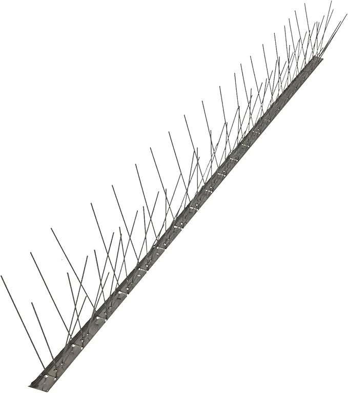 25 Pezzi Dissuasori Anti Piccioni 1 MT cm100 Spilli Inox 80s