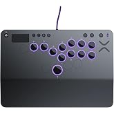 Turtle Beach Victrix Pro KO Leverless Esports All Button Fight Stick, PS5 | PlayStation, PS4, Windows PC, Tournament Arcade Controller, 16 Cherry Switches, Slim Design, RGB Lighting, USB-C Cable, Gray