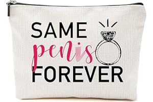 BLUE LEAVES Fun Bridal Shower Gifts,Fun Engagement Gifts,Bridal Shower Gifts for Bride,Bachelorette Party Gifts- Makeup Travel Case,Makeup Bag Gifts