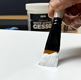 Zieler Premium White Acrylic Gesso Primer 500ml High Opacity Matt Finish view 7