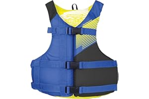 Stohlquist Kids Life Jacket 50-90 lbs - Coast Guard Approved Life Vest - Type III PFD for Boys and Girls - Secure & Adjustable Fit for Swimming, Boating & Water Sports