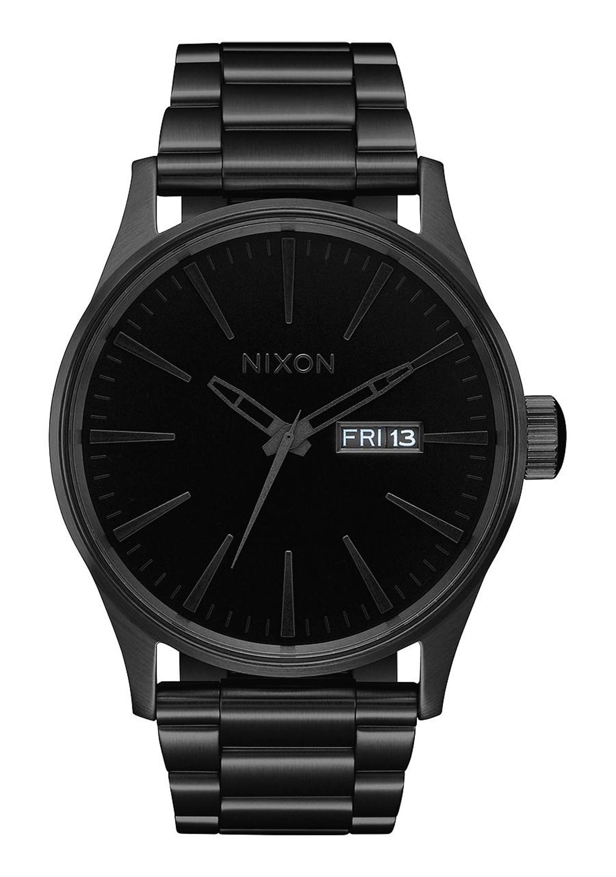 NIXON Sentry SS Black Watch, Black in Kuwait Whizz Wrist Watches