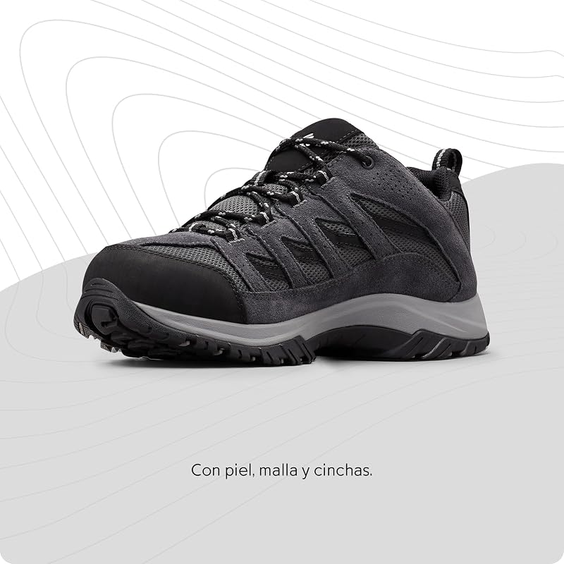 Crestwood, Zapatos para senderismo, Hombre, Shark Columbia Grey, 42 EU