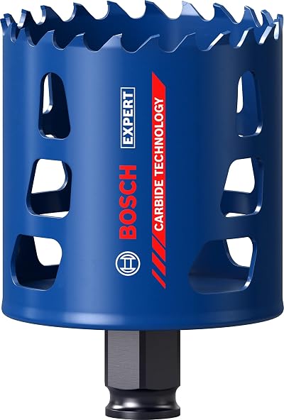 Bosch EXPERT Tough Material Hole Saw 64 x 60 mm for Wood/Metal/Brick