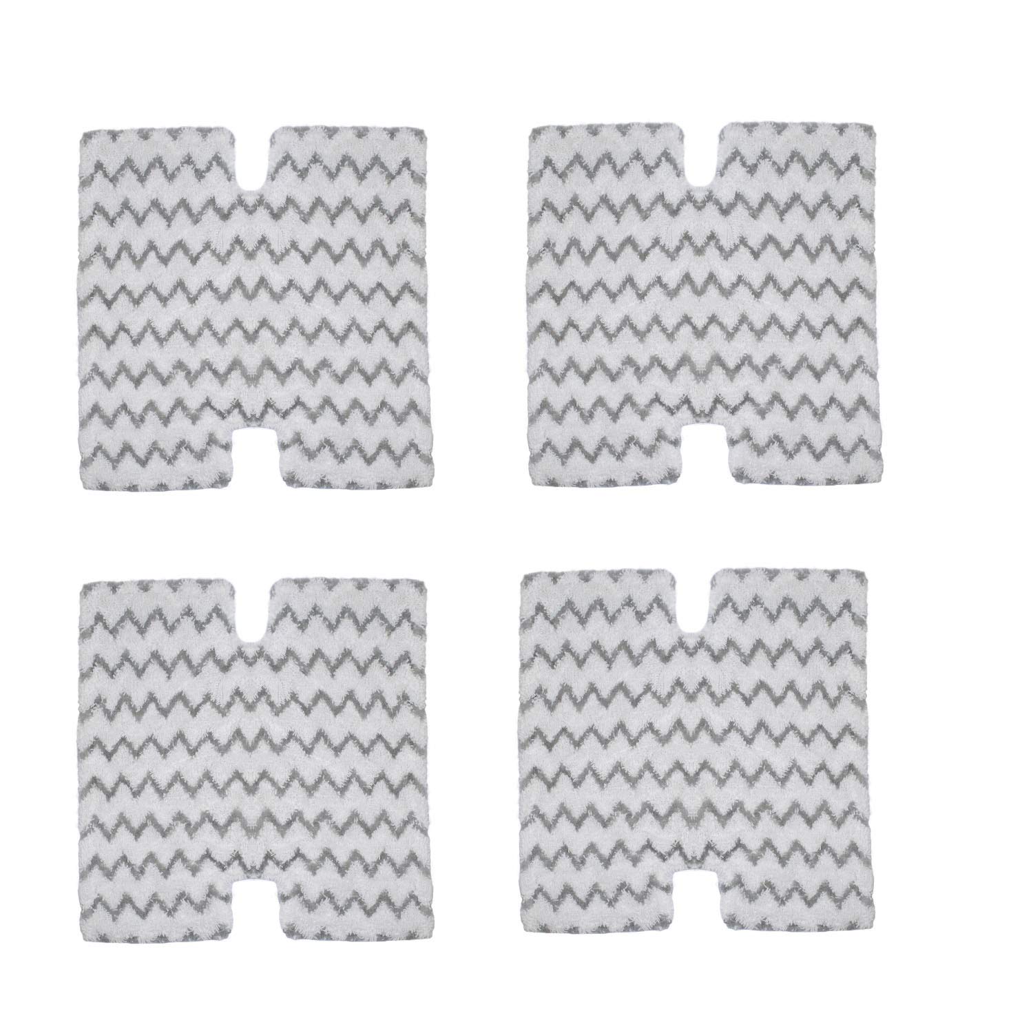 Steam Mop Pads for Compatible with Shark Klik n Flip S6001UK, S6003UK, S3973D, S6002, S5003D, S5001, S5002, S3973WM Flip Replacement Cover Pads – 4 Pack