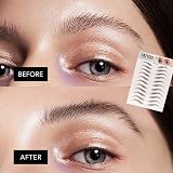 Yesallwas 4D Eyebrow Tattoo Stickers 20 Pairs Waterproof Transfer Makeup for view 4