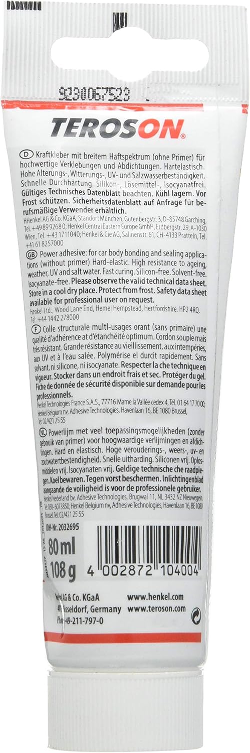 Super Glue 80 ml Teroson MS 9220 BK, Black - Image 3