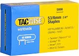 Tacwise 0331 53 6mm Galvanised Staples Pack of 5000 view 1
