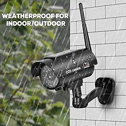 BNT Solar Powered Fake Security Camera, Bullet