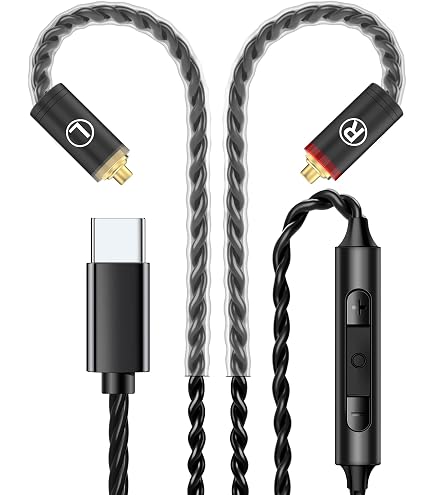 Amazon.com: 120cm MMCX to USB Type-C Audio Cable Headphone Cable