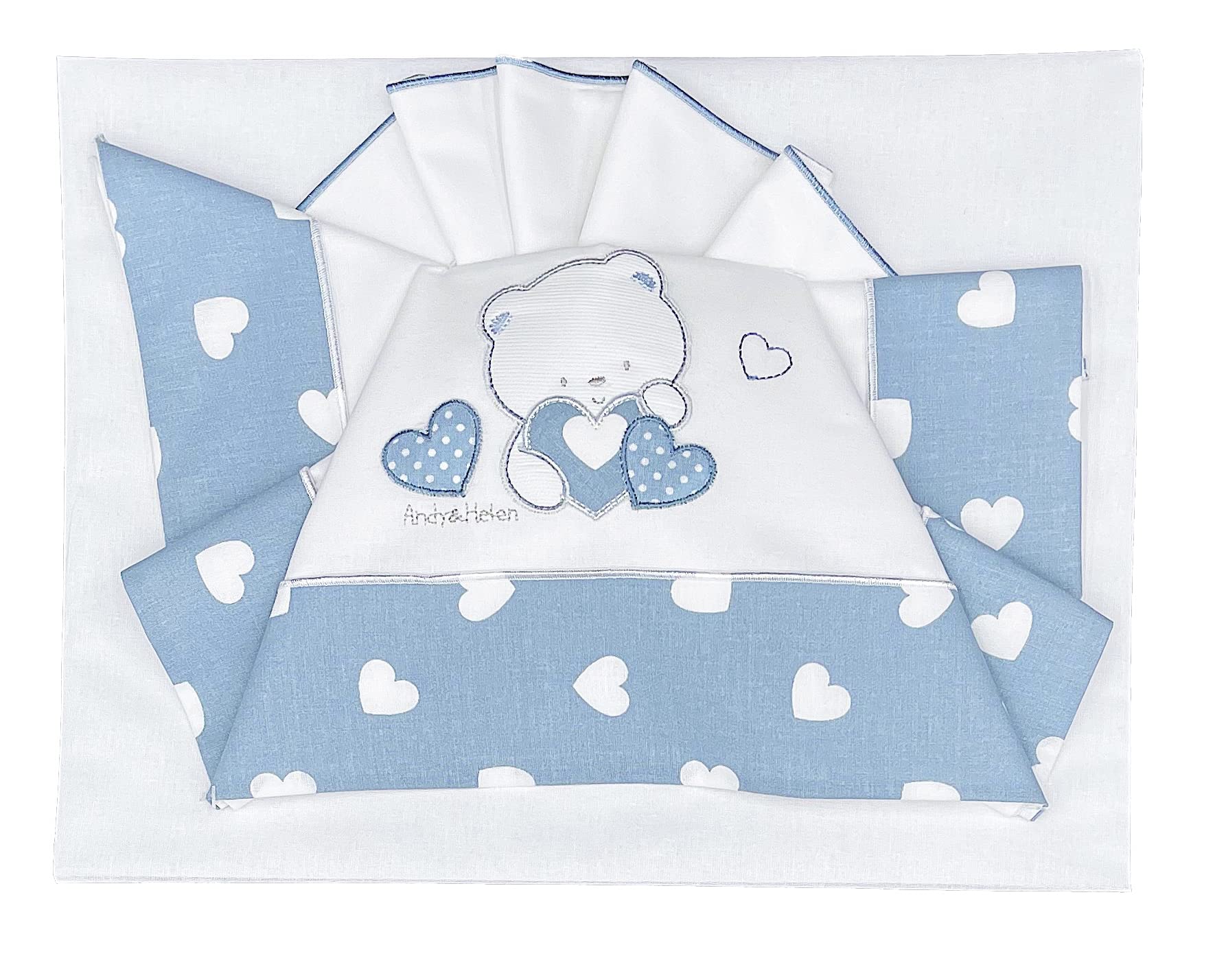 Andy&Helen cot, Cotton, Sky, Re