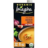 Imagine Foods, Organic Low Sodium Free Range Chicken Broth, 32 Oz