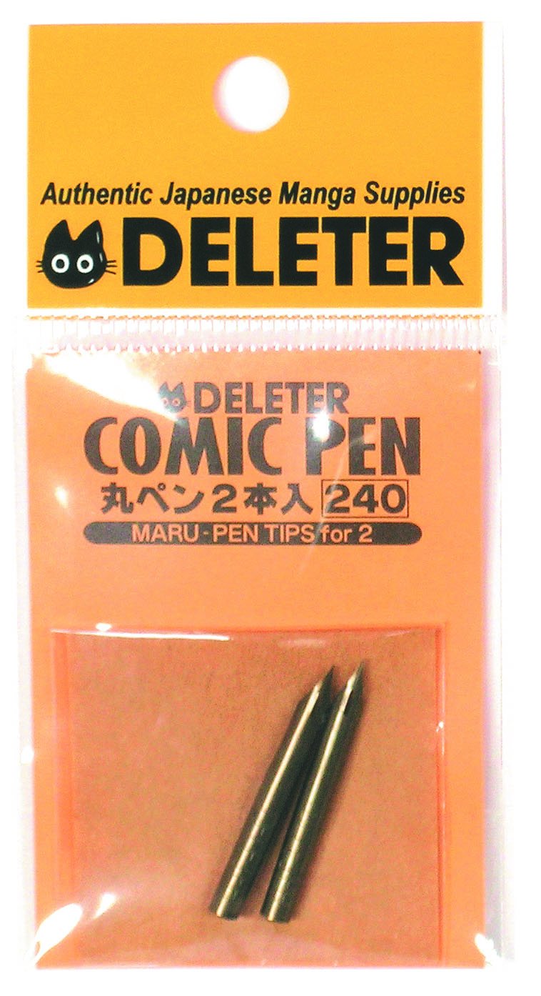 Deleter Comic Pen Nib - Maru (Mapping) Model - Pack of 2